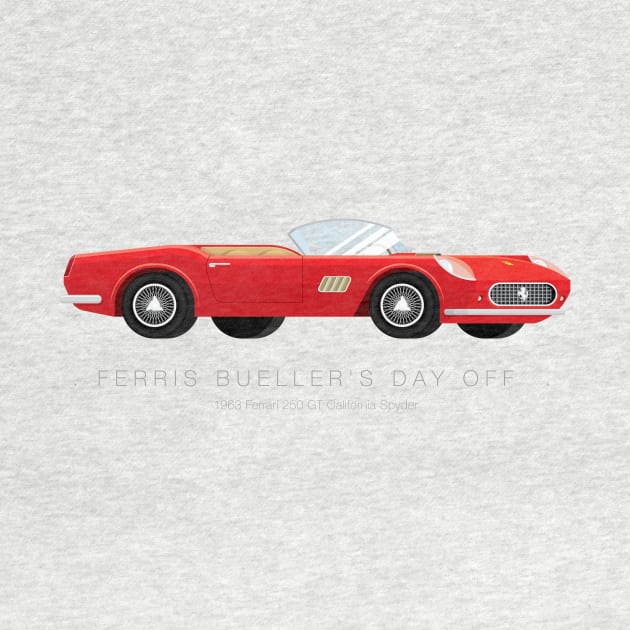 Ferris Bueller's Day Off - Famous Cars by Fred Birchal